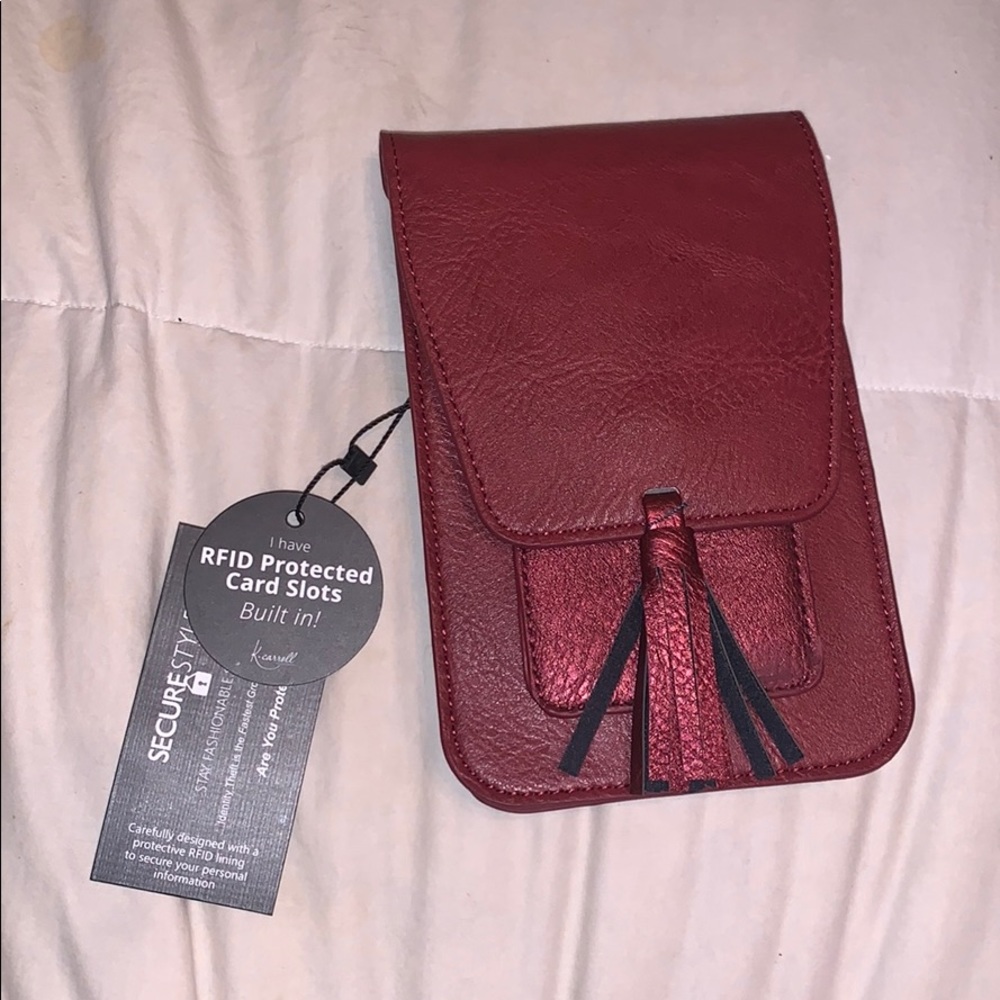 NWT small red purse